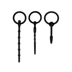 Urethral Sounding Plug Set - Black