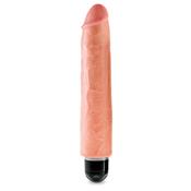 King Cock Vibrating Stiffy 10" - Flesh