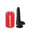 King Cock   6" Cock with Balls-Black