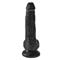 King Cock   6" Cock with Balls-Black