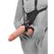 King Cock  10" Hollow Strap-On  Suspender System-F