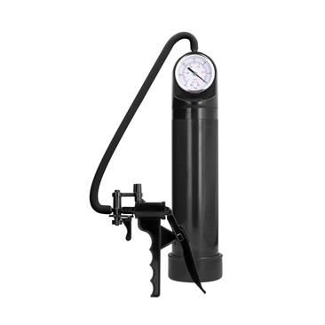 Shots Pumped Elite Pump With Advanced PSI Gauge Black