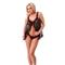 Rimba Amorable Babydoll and Briefs Black One Size