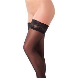 Rimba Amorable Hold-up Stockings Black One Size