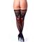 Rimba Amorable Stockings with Red Lace Black One Size