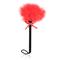 Nylon Rope Wand with Bowknot Feather Tickler Red