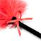 Nylon Rope Wand with Bowknot Feather Tickler Red