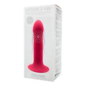 Dildo Doble Densidad con Vibración Hitsens 2 6.5" S02 M Rosa