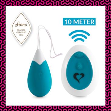 Anna Vibrating Egg Remote Deep Green