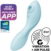 Curvy Trinity 5 con APP Satisfyer Connect Azul