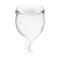 Feel Secure Menstrual Cup Transparent Clave 60