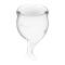 Feel Secure Menstrual Cup Transparent Clave 60