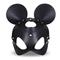 Moussy Mouse Mask Black Adjustable