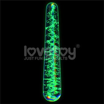 Glow in the Dark Twilight Gleam Glass Dildo Slim