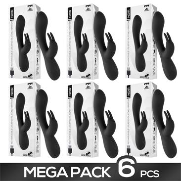 Pack 5+1 Noir Vibrador Silicona Liquida