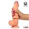 Sliding Sking Dual Layer Dildo 8.70" Flesh