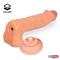 Sliding Sking Dual Layer Dildo 8.70" Flesh