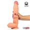 Sliding Skin Dual Layer Dildo 12" Flesh