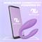 Vibrating Couple Toy with App USB Silicone Lavendr