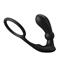 Warren Anal Vibrator with Cock Ring Black Clave50