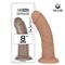 Dildo Dual Layer Silicone 8.25" Flesh