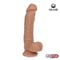 Dildo Dual Layer Silicone 8" Flesh