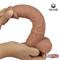 Dildo Dual Layer Silicone 8" Flesh