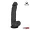 Dildo Dual Layer Silicone 8" Black