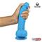 Dildo Dual Layer Silicone 8" Blue