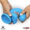 Dildo Dual Layer Silicone 8" Blue