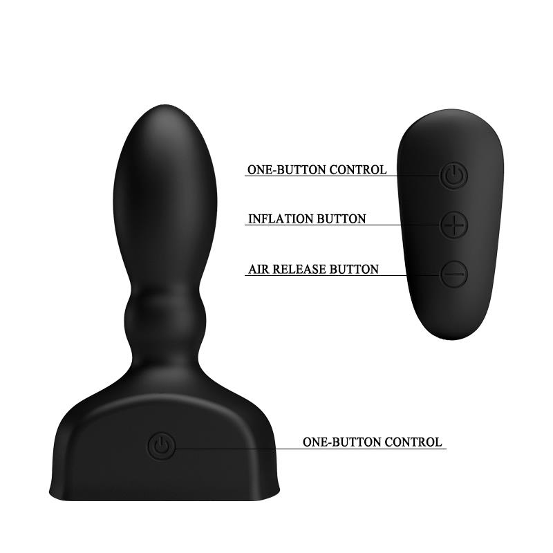 Plug Anal Inflable con Control Remoto Mr. Play