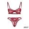 Mia Set 2 pcs. Burgundy S-M