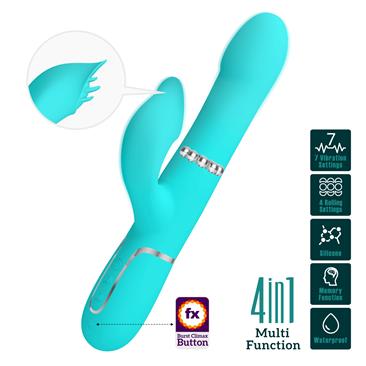 Falin Rolling Vibrator USB Silicone Green Clave 30