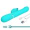 Falin Rolling Vibrator USB Silicone Green Clave 30