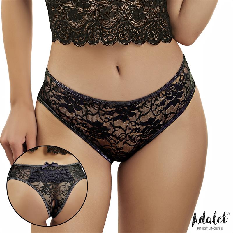 Camila Braguitas Abiertas con Encaje Floral - Talla (interno):L/XL