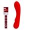 Prescott Vibrator USB Silicone Red Clave 25