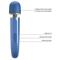 Vibrating Wand USB Rechargeable Blue Clave 17