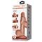 Sliding skin realistic dildo brown 20.6 cm CL30