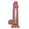 Sliding skin realistic dildo brown 19.4 cm CL30