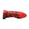 Fire Dragon Red Scaly Dildo