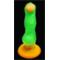 Glow-In-The-Dark Silicone Alien Dildo