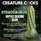 Stegosaurus Spiky Reptile Dildo Green