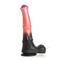 Centaur Explosion Squirting Silicon Dildo BlackRed