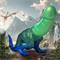 Jurassic Cock Dinosaur Dildo Green &amp