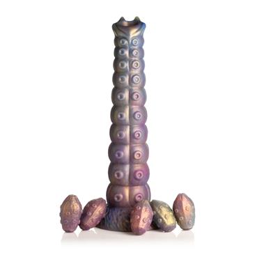 Deep Invader Tentacle Ovipositor Silicon Dildo Egg