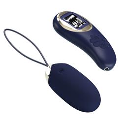 Mina Vibrating Egg with remote control blue CL32