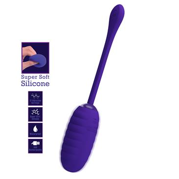 Kirk Vibrating Egg Texture Violet CL46