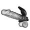 Silas Vibrating Penis Ring Black CL80