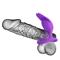 Silas Vibrating Penis Ring Purple CL80