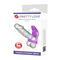 Silas Vibrating Penis Ring Purple CL80